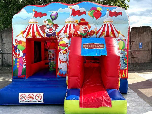 Hüpfburg Clownswelt