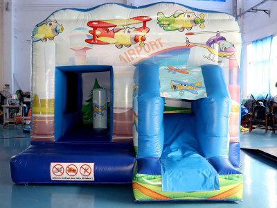 Hüpfburg Flugzeug mit Rutsche