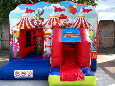 Hüpfburg Clownswelt