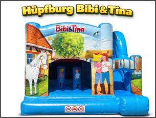 Hüpfburg Bibi und Tina mieten in Berlin