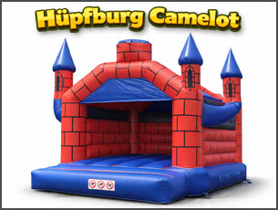 Hüpfburg Camelot Rot in Berlin mieten