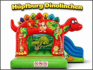 Dinolinchen Hüpfburg mieten in Berlin