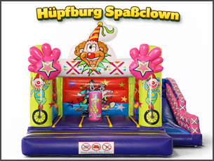 Spaßclown Hüpfburg mieten in Berlin